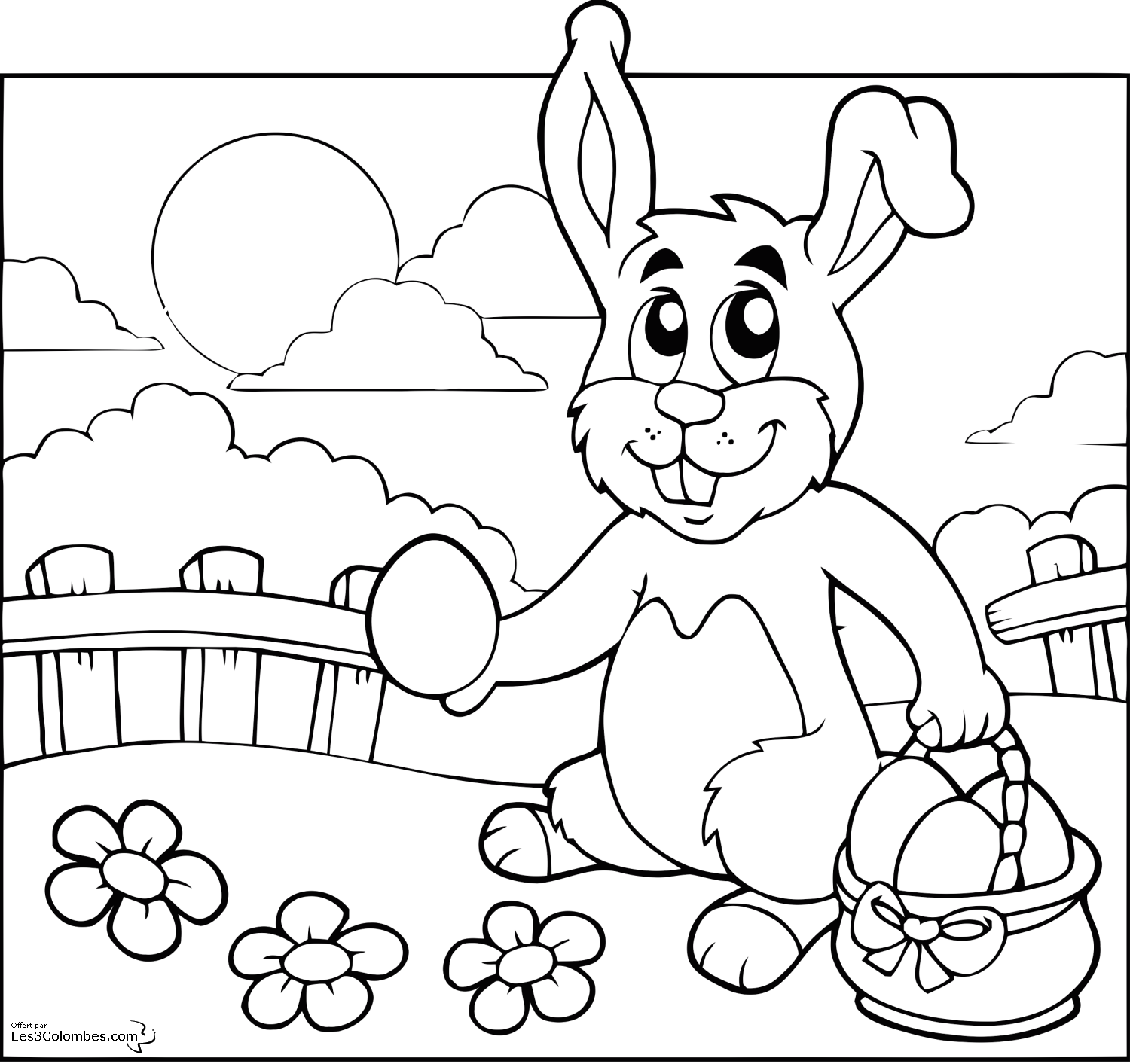 Coloring page: Hare (Animals) #10108 - Free Printable Coloring Pages