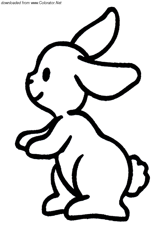Coloring page: Hare (Animals) #10158 - Free Printable Coloring Pages