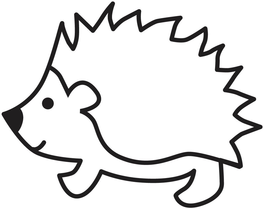 Drawing Hedgehog 20 Animals – Printable coloring pages