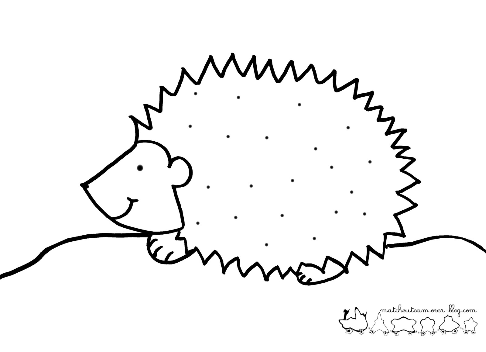 Coloring page: Hedgehog (Animals) #8292 - Free Printable Coloring Pages