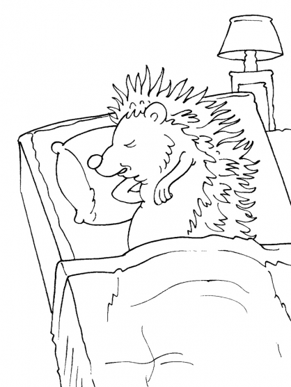 Coloring page: Hedgehog (Animals) #8385 - Free Printable Coloring Pages