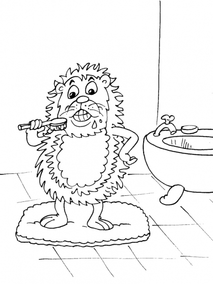 Coloring page: Hedgehog (Animals) #8390 - Free Printable Coloring Pages