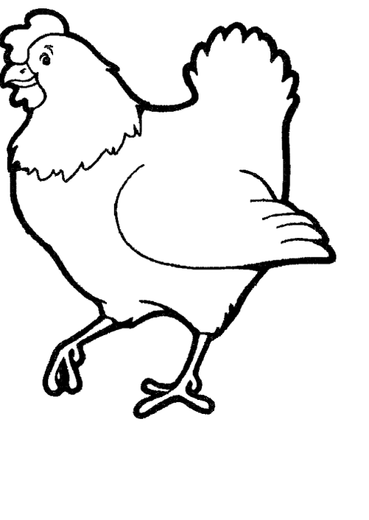 Coloring page: Hen (Animals) #17448 - Free Printable Coloring Pages