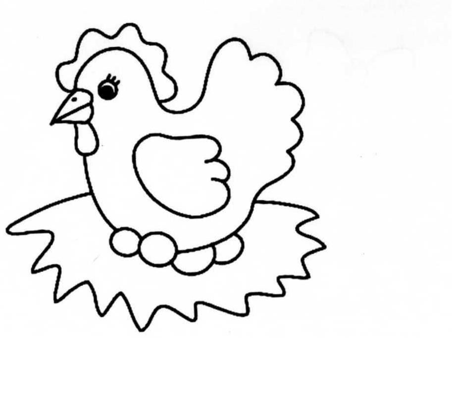 Coloring page: Hen (Animals) #17451 - Free Printable Coloring Pages