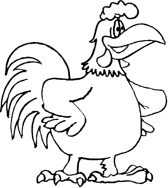 Coloring page: Hen (Animals) #17453 - Free Printable Coloring Pages