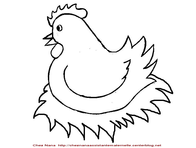 Coloring page: Hen (Animals) #17498 - Free Printable Coloring Pages