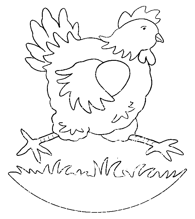 Coloring page: Hen (Animals) #17528 - Free Printable Coloring Pages