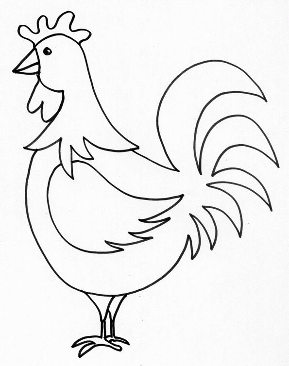 Coloring page: Hen (Animals) #17531 - Free Printable Coloring Pages