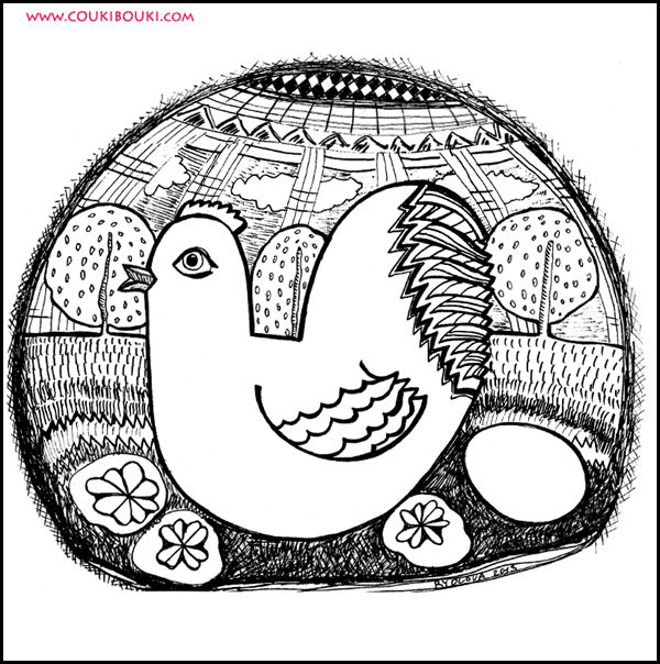 Coloring page: Hen (Animals) #17542 - Free Printable Coloring Pages