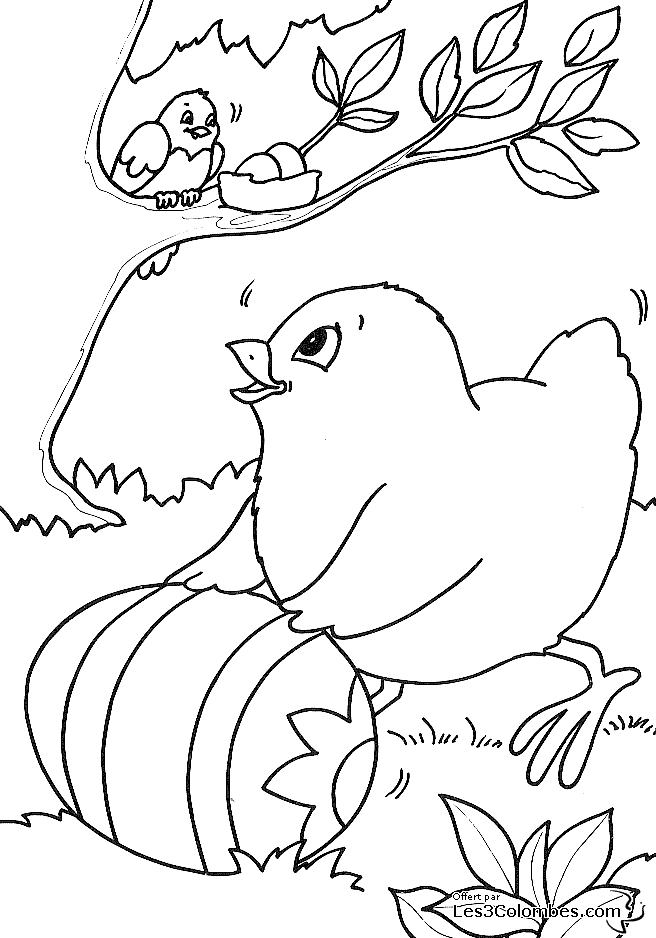 Coloring page: Hen (Animals) #17546 - Free Printable Coloring Pages