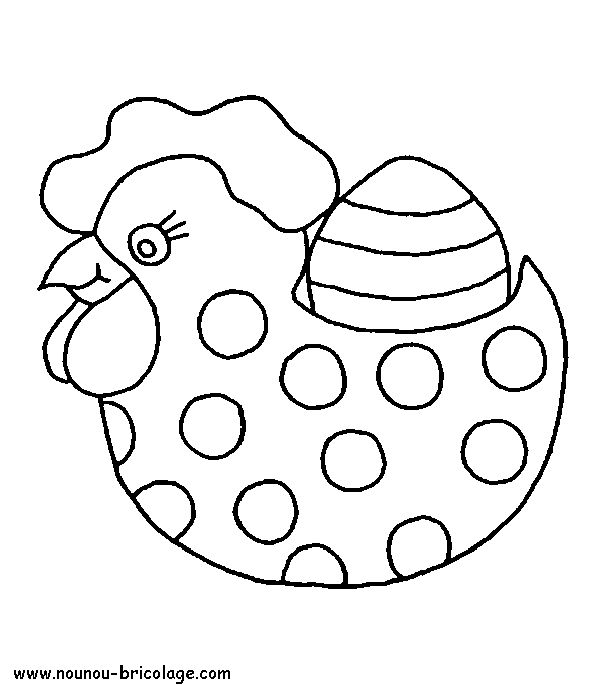 Coloring page: Hen (Animals) #17548 - Free Printable Coloring Pages