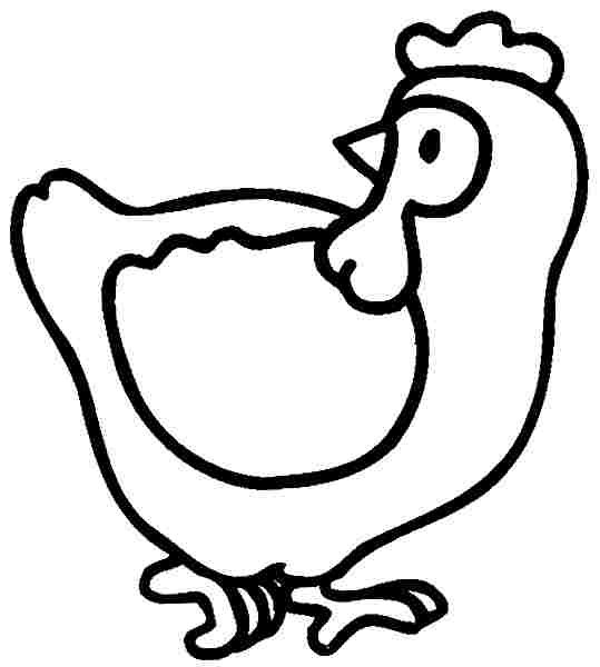 Coloring page: Hen (Animals) #17581 - Free Printable Coloring Pages