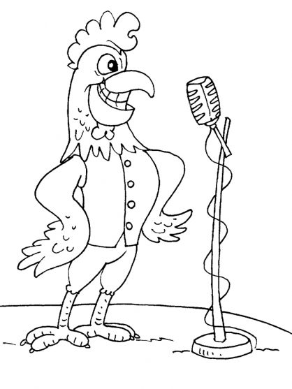 Coloring page: Hen (Animals) #17595 - Free Printable Coloring Pages