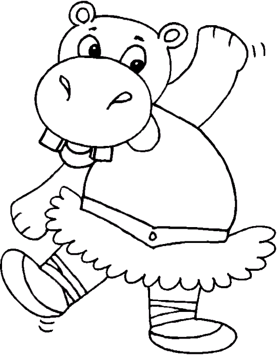 Coloring page: Hippopotamus (Animals) #8618 - Free Printable Coloring Pages