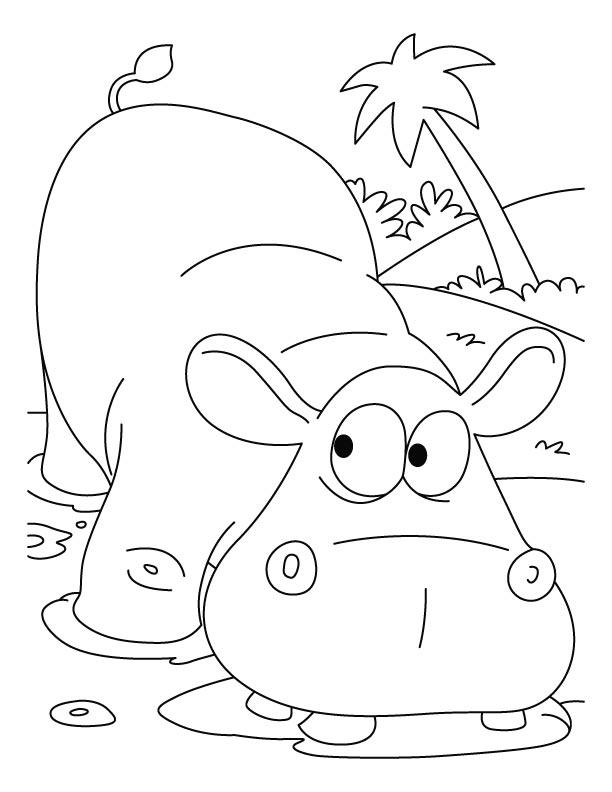 Coloring page: Hippopotamus (Animals) #8629 - Free Printable Coloring Pages