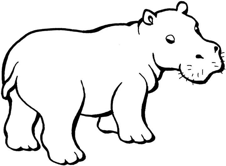 Coloring page: Hippopotamus (Animals) #8672 - Free Printable Coloring Pages