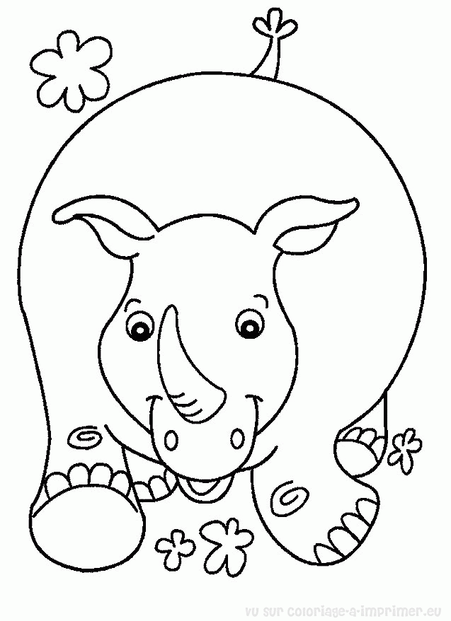 Coloring page: Hippopotamus (Animals) #8686 - Free Printable Coloring Pages