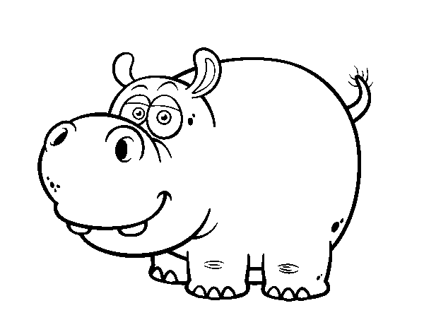 Coloring page: Hippopotamus (Animals) #8687 - Free Printable Coloring Pages