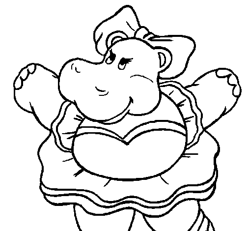 Coloring page: Hippopotamus (Animals) #8708 - Free Printable Coloring Pages