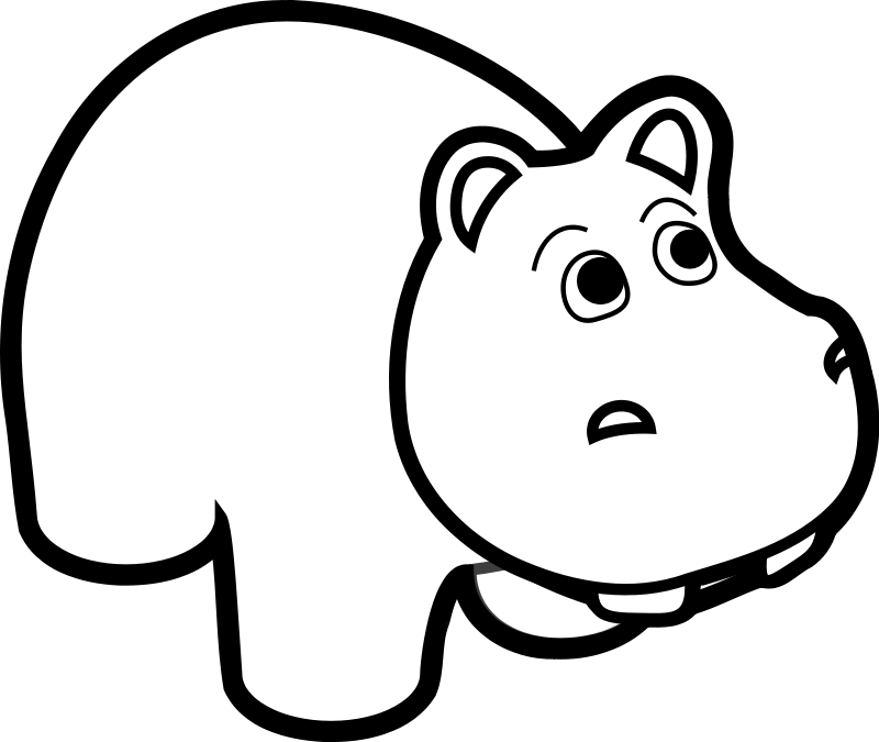 Coloring page: Hippopotamus (Animals) #8710 - Free Printable Coloring Pages