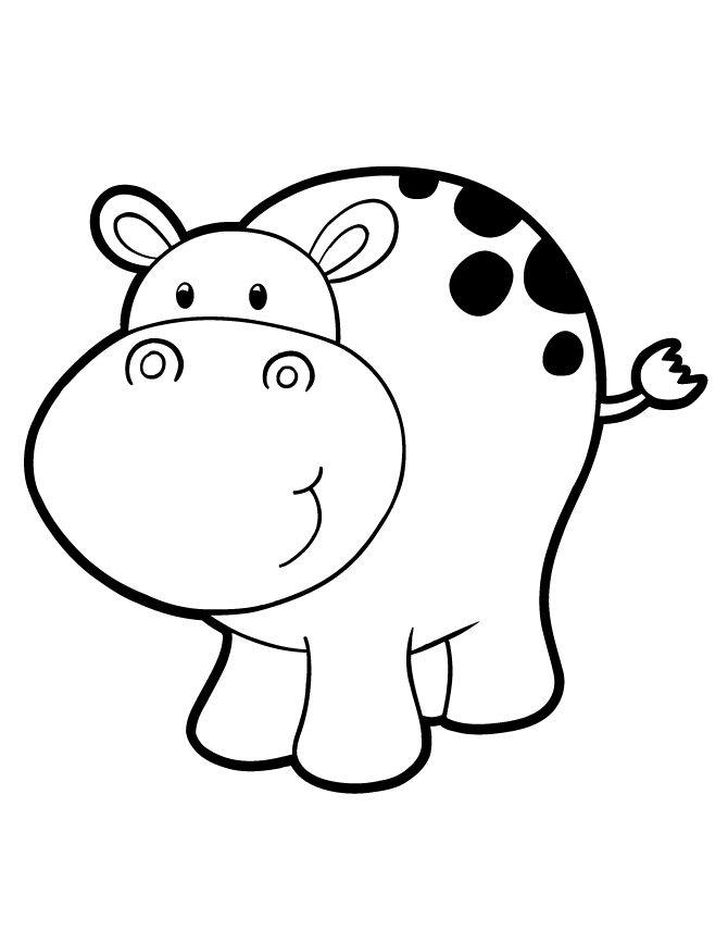 Coloring page: Hippopotamus (Animals) #8781 - Free Printable Coloring Pages