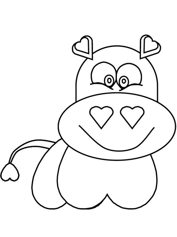Coloring page: Hippopotamus (Animals) #8786 - Free Printable Coloring Pages