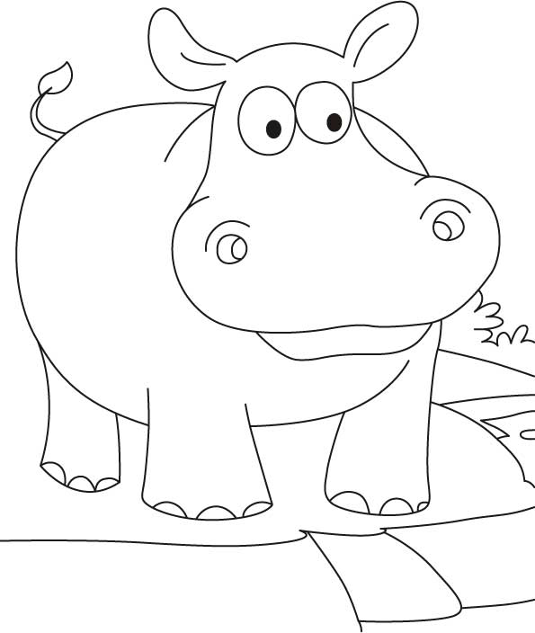 Coloring page: Hippopotamus (Animals) #8805 - Free Printable Coloring Pages