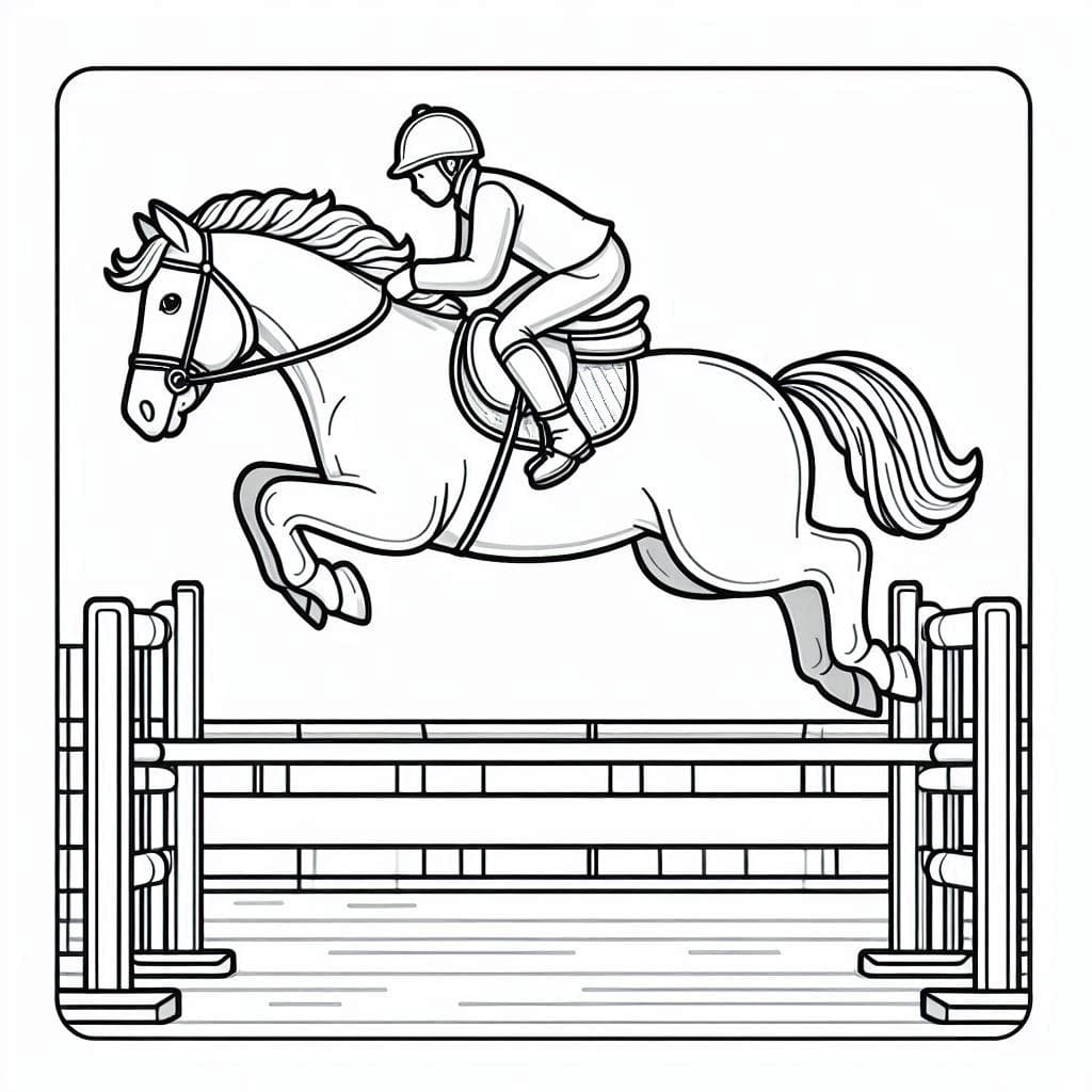 Free printable Horse coloring page #216499 from Animals collection