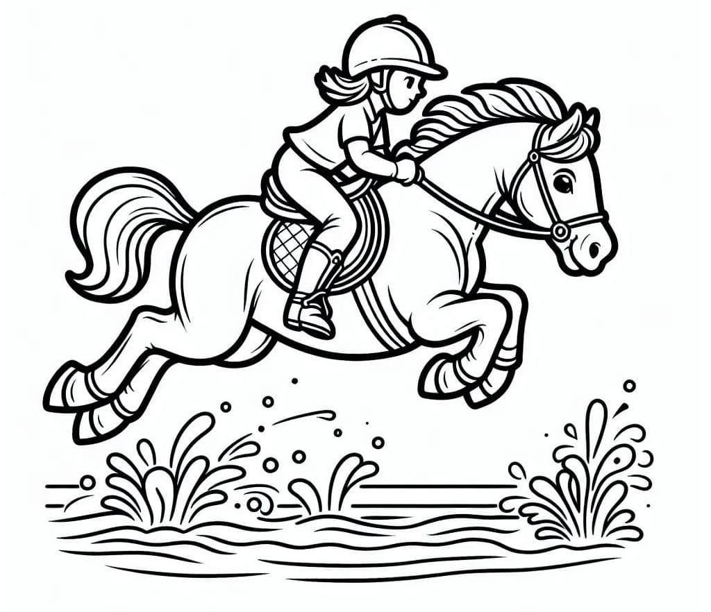 Free printable Horse coloring page #216504 from Animals collection