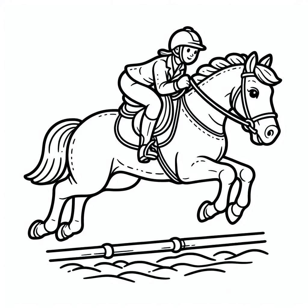 Free printable Horse coloring page #216507 from Animals collection