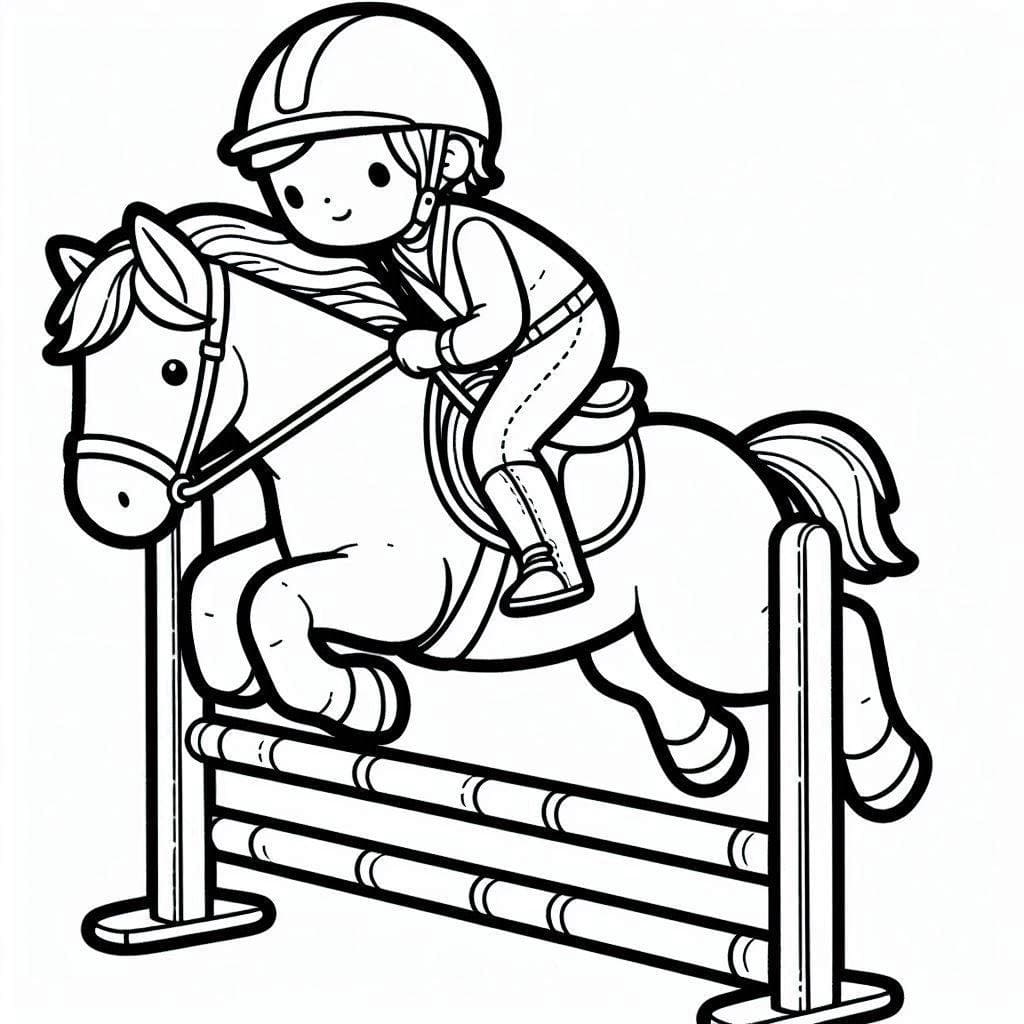 Free printable Horse coloring page #216514 from Animals collection