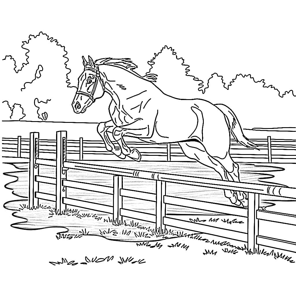 Free printable Horse coloring page #216530 from Animals collection