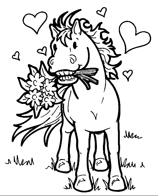 Coloring page: Horse (Animals) #2187 - Free Printable Coloring Pages