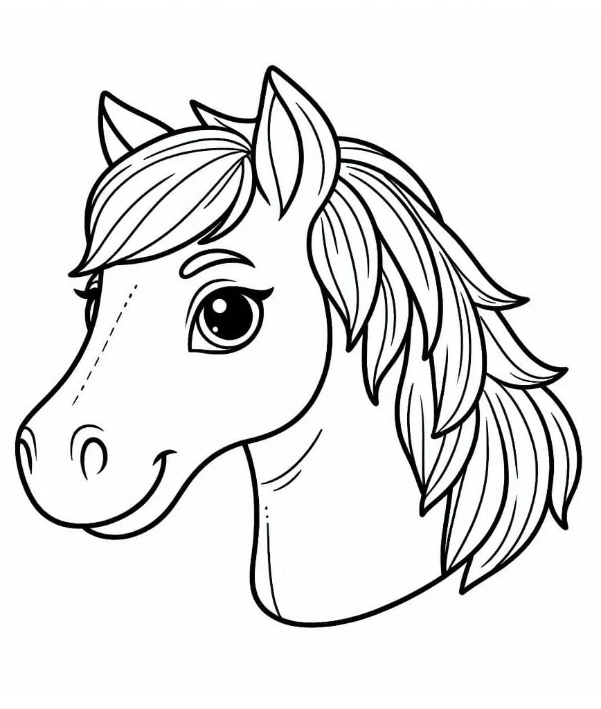 Free printable Horse coloring page #218860 from Animals collection
