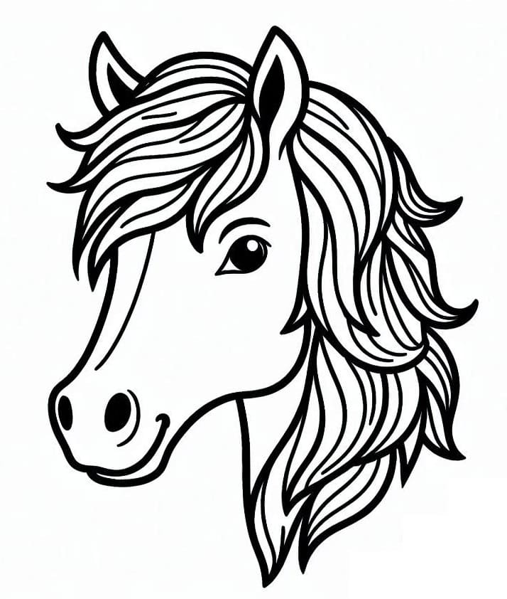 Free printable Horse coloring page #218870 from Animals collection