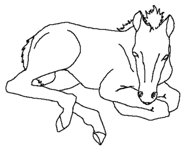 Coloring page: Horse (Animals) #2193 - Free Printable Coloring Pages