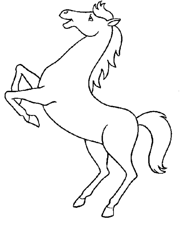 Coloring page: Horse (Animals) #2205 - Free Printable Coloring Pages