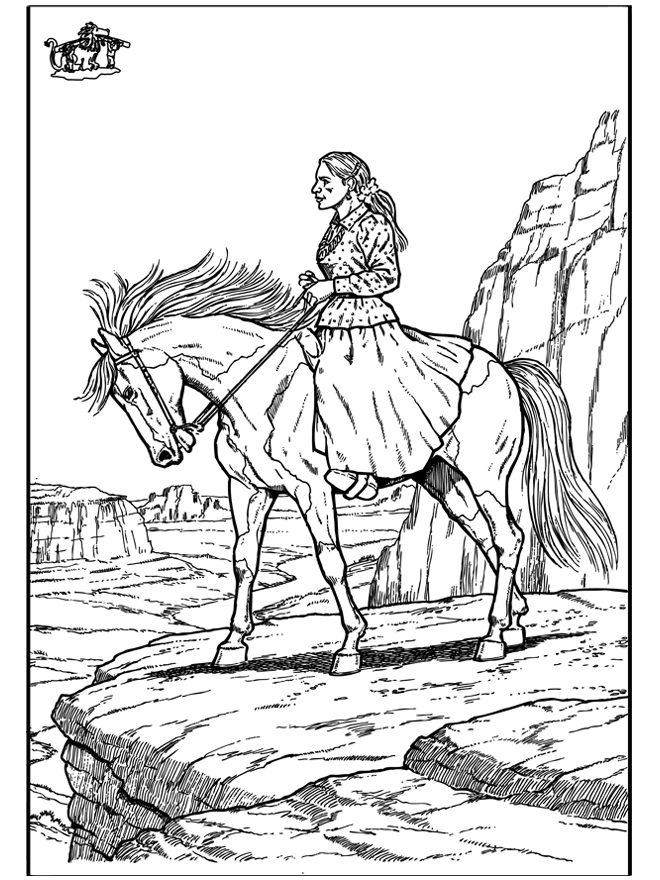 Coloring page: Horse (Animals) #2221 - Free Printable Coloring Pages