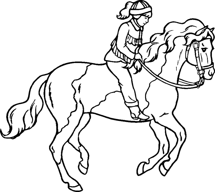 Coloring page: Horse (Animals) #2229 - Free Printable Coloring Pages