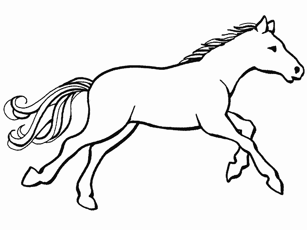 Coloring page: Horse (Animals) #2241 - Free Printable Coloring Pages