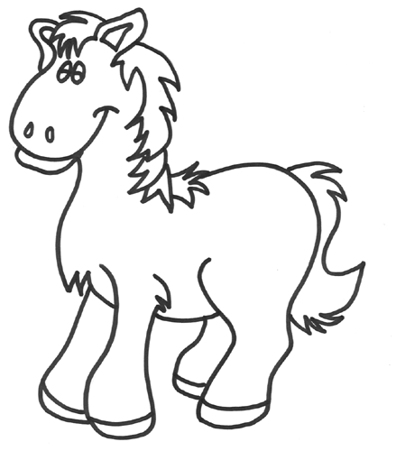 Coloring page: Horse (Animals) #2248 - Free Printable Coloring Pages