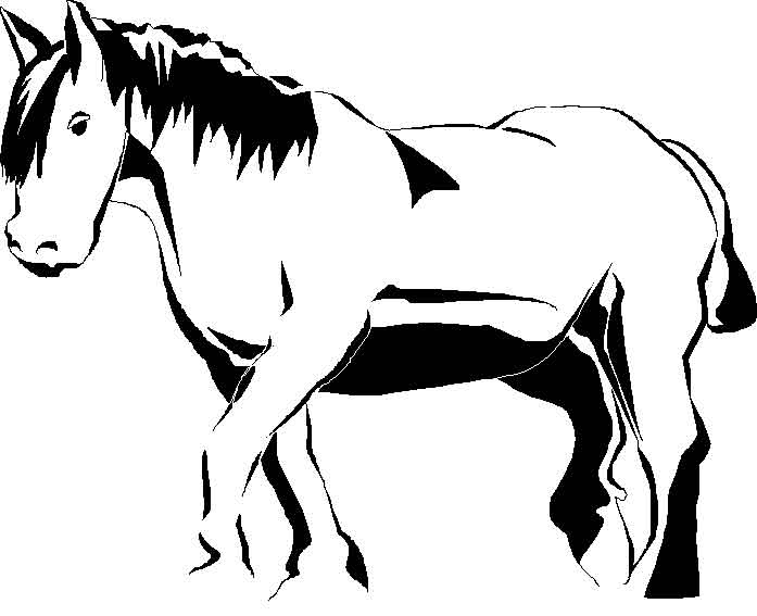 Coloring page: Horse (Animals) #2249 - Free Printable Coloring Pages