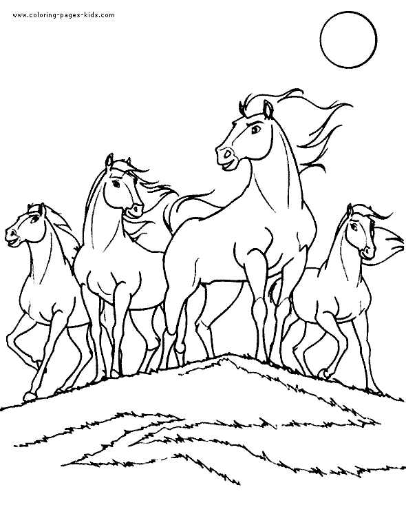 Coloring page: Horse (Animals) #2254 - Free Printable Coloring Pages