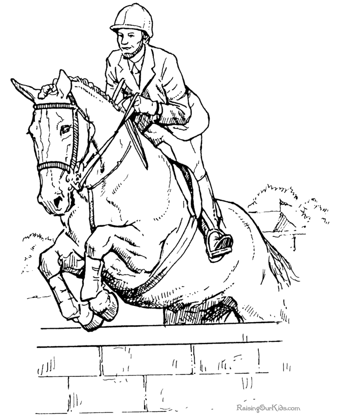 Coloring page: Horse (Animals) #2257 - Free Printable Coloring Pages