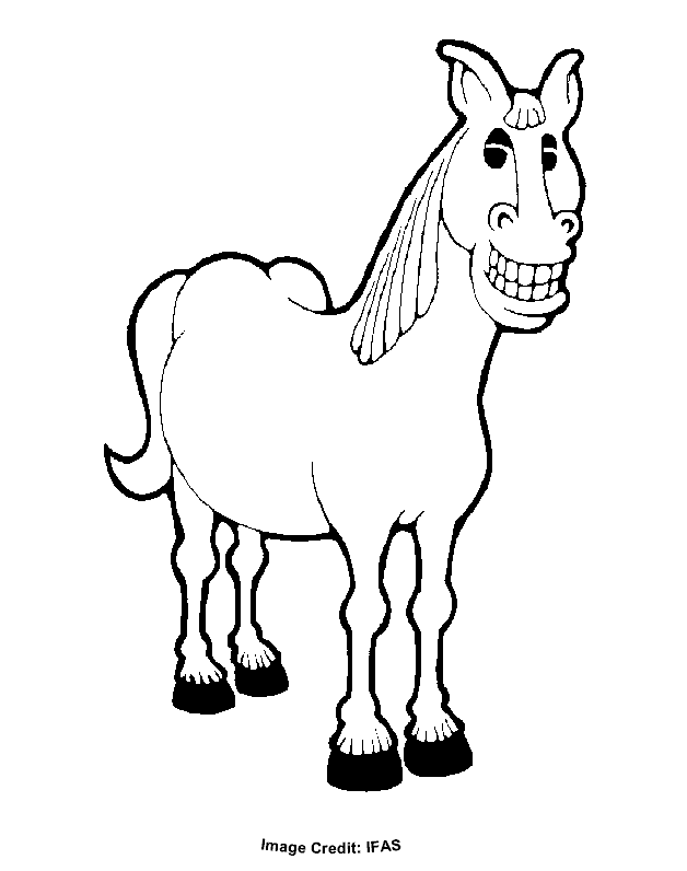 Coloring page: Horse (Animals) #2274 - Free Printable Coloring Pages
