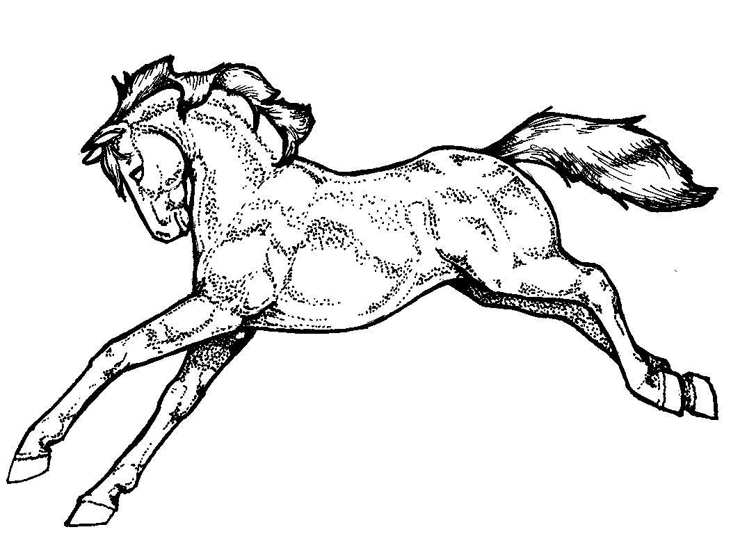 Coloring page: Horse (Animals) #2281 - Free Printable Coloring Pages