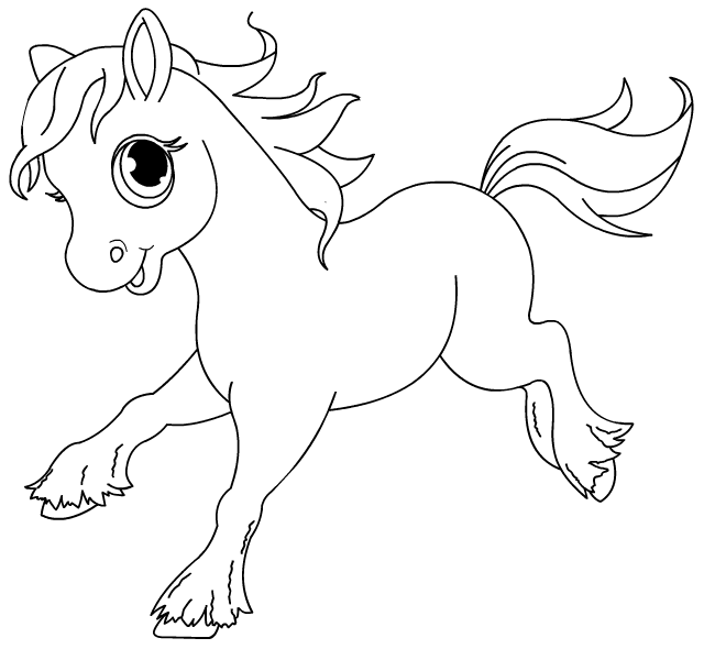 Coloring page: Horse (Animals) #2288 - Free Printable Coloring Pages