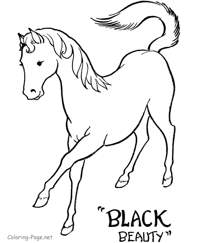 Coloring page: Horse (Animals) #2293 - Free Printable Coloring Pages
