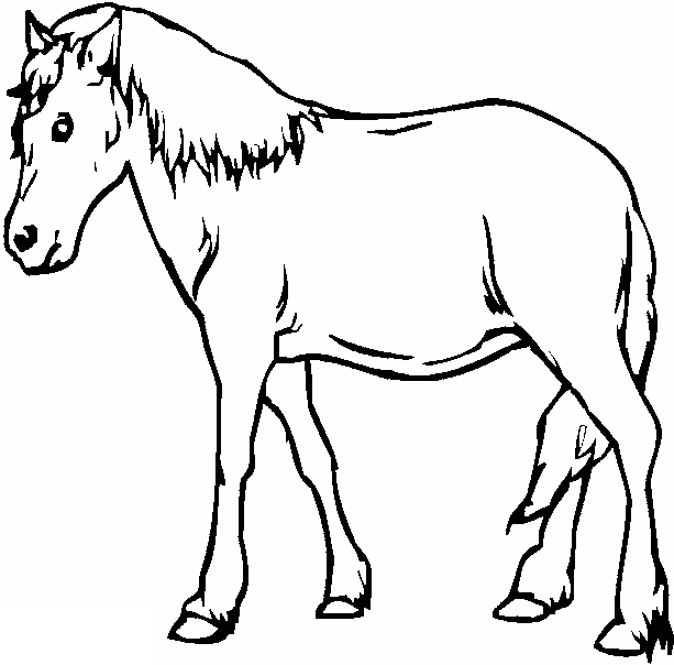 Coloring page: Horse (Animals) #2299 - Free Printable Coloring Pages