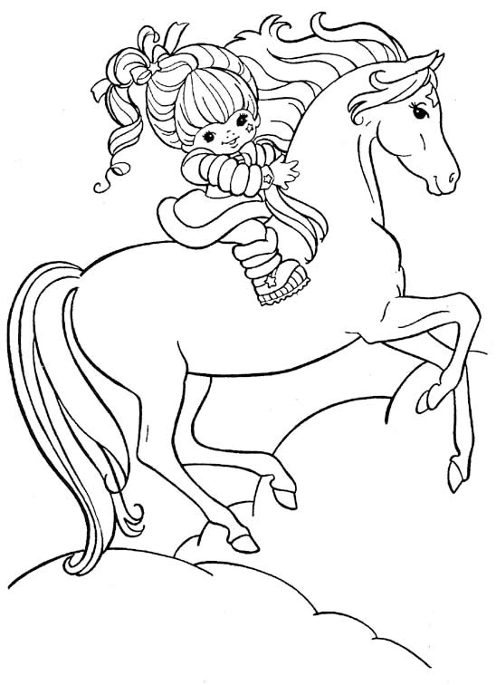 Coloring page: Horse (Animals) #2314 - Free Printable Coloring Pages